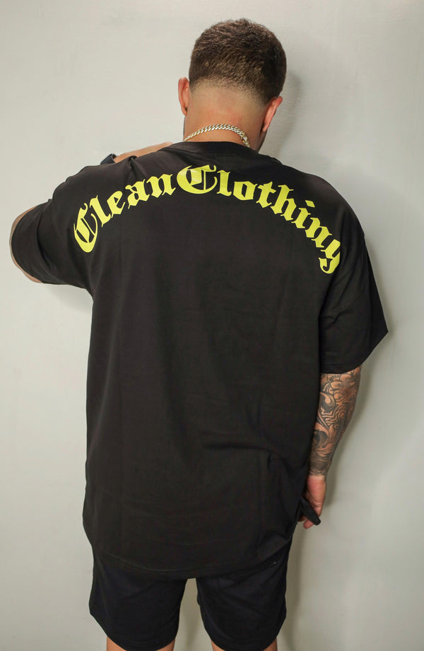 Oversize Letter Yellow CC