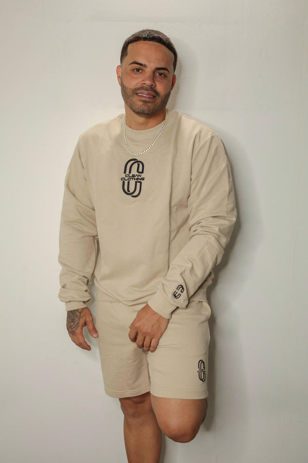 Long Big Logo Beige CC