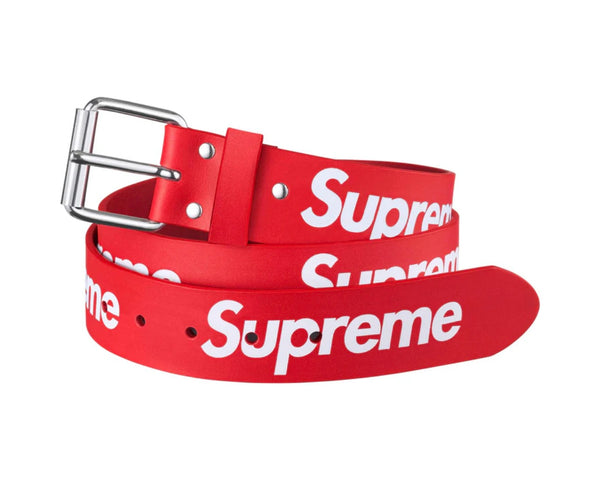 Repeat Leather Belt (Red)