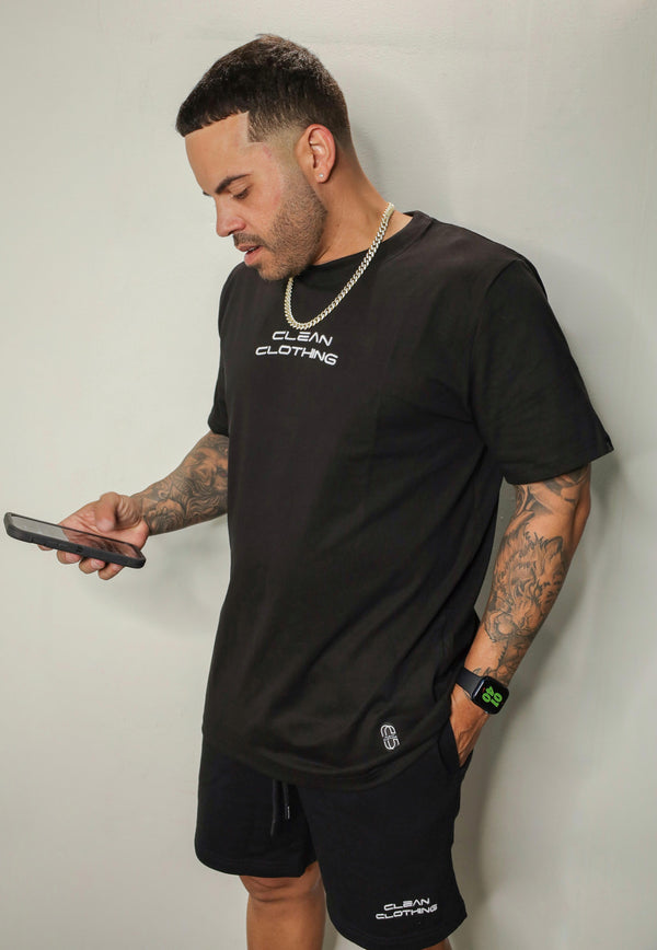 Tshirt Letter CC black