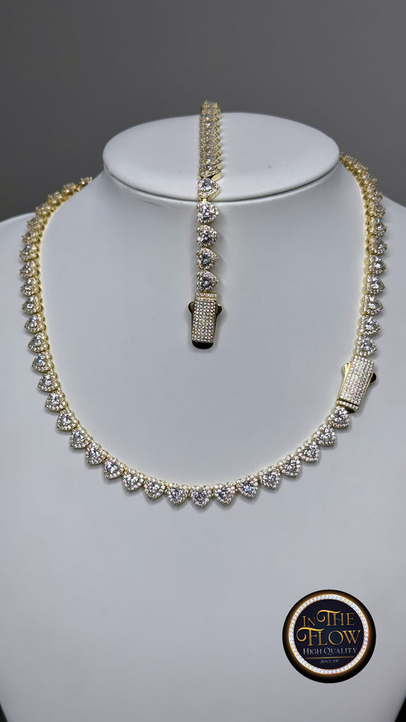 Set Chain heart ICE