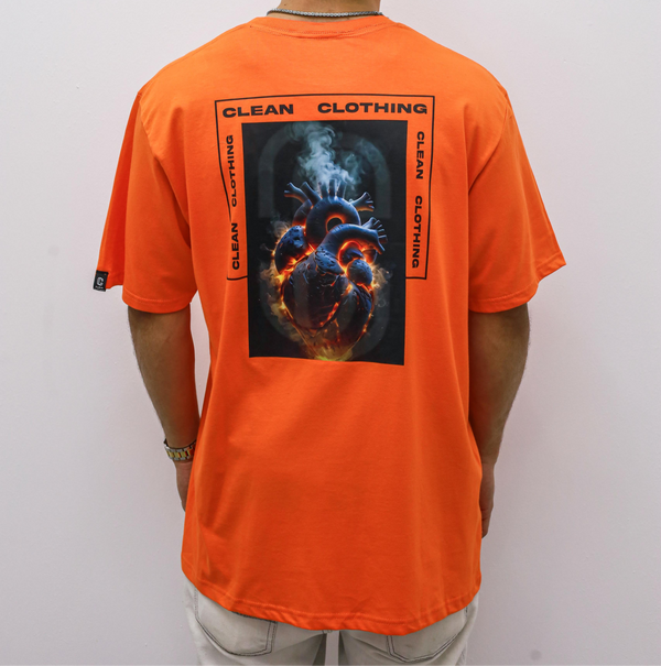 Oversize CC HEART ORANGE