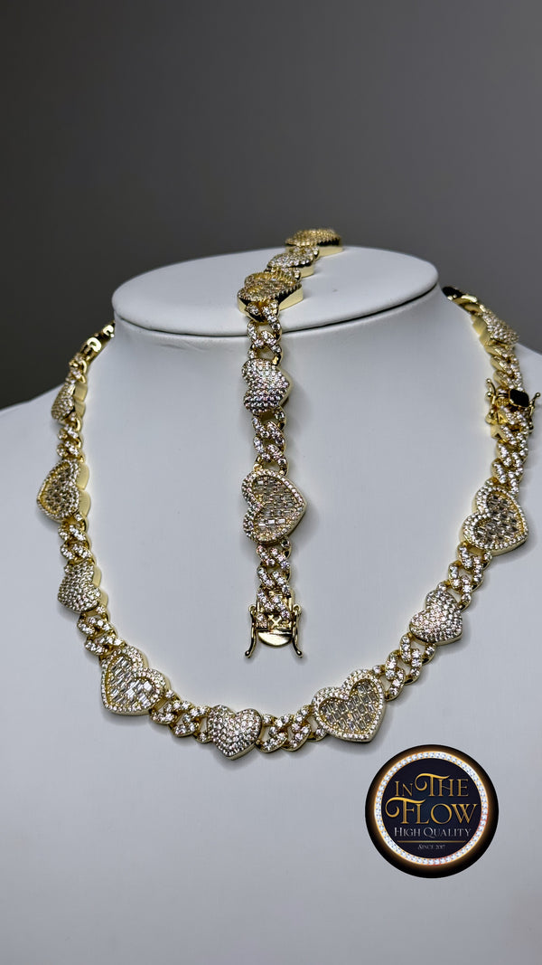 Cuban ice + customs Heart