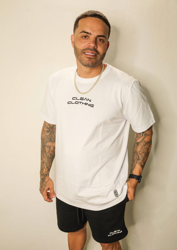 Tshirt Letter white CC