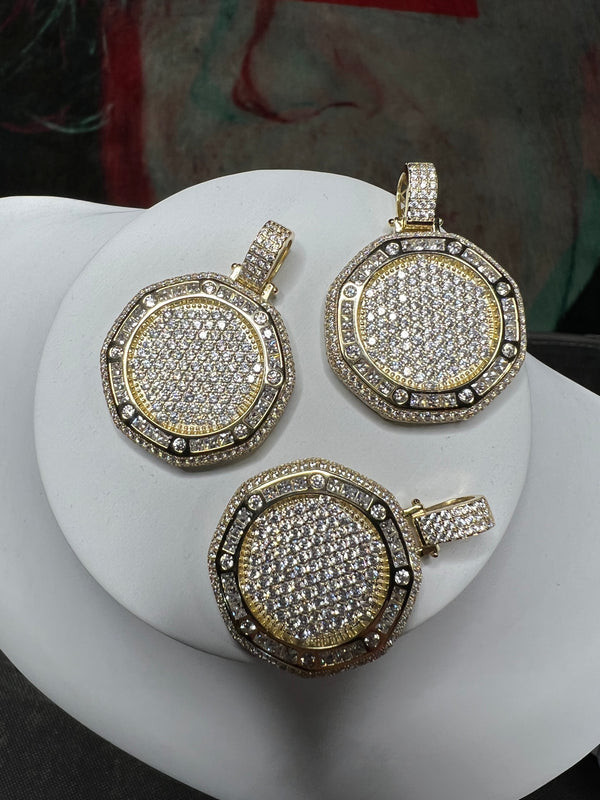 PENDANTS octagonal full Diamond