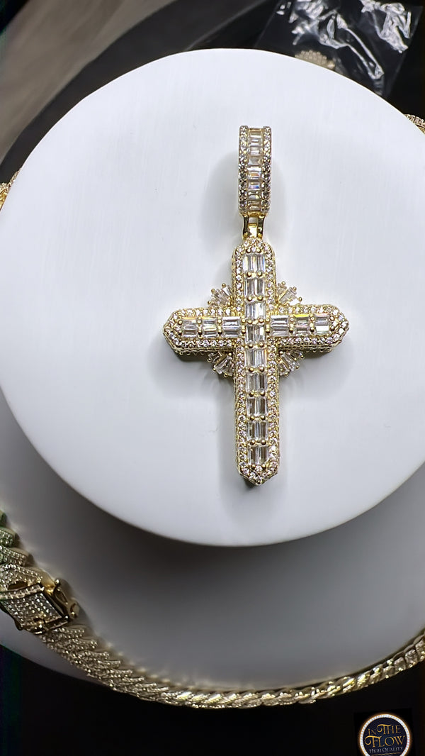 Cruz Custom ( piedras baguette)