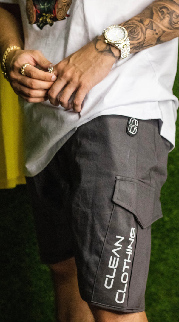 Short Cargo Pants Gray
