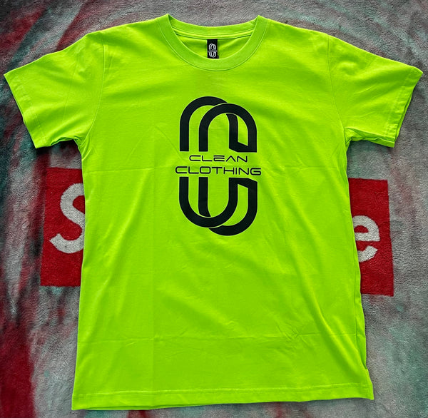 Tshirt Neon and Black Clean Clothing