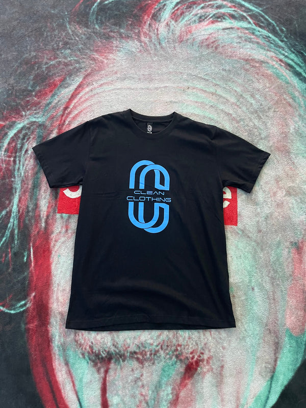 Tshirt Black and Blue Clean Clothing