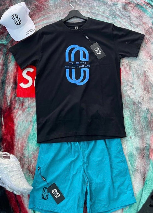 Short Pants Blue Clean Clothing