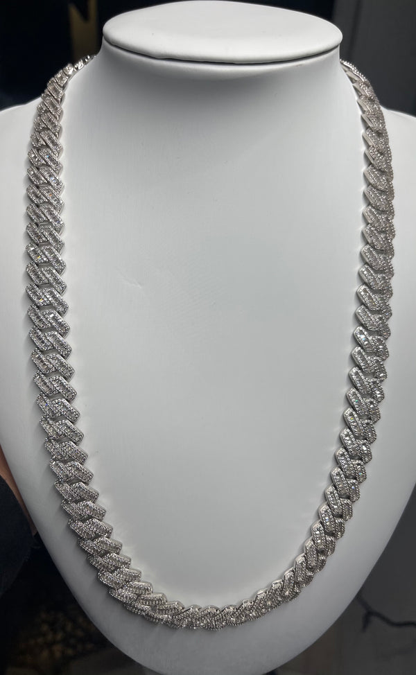 Cubana Frozen Silver 13 MM x 22 MM