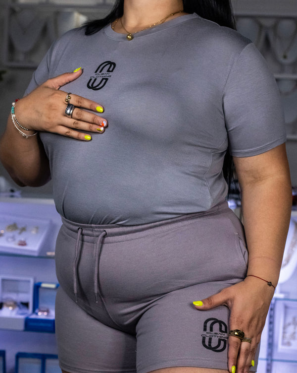 Short Pant Women Gray