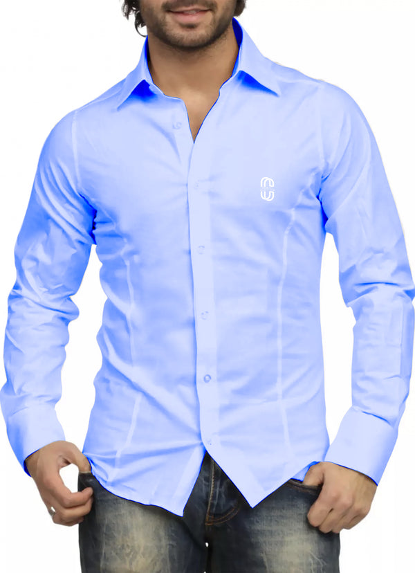 Casual Bottom Blue and White Clean Clothing