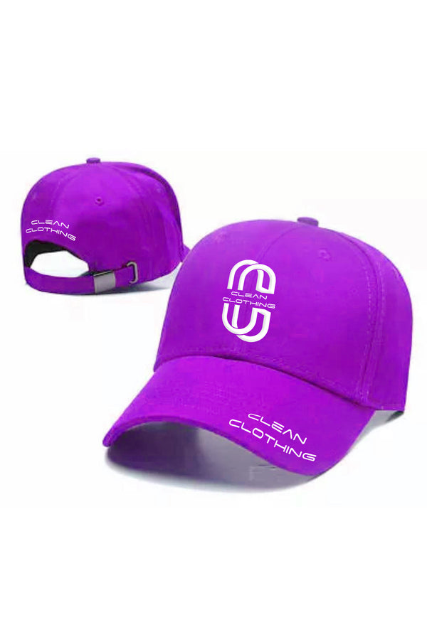 Gorras Clean Clothing Violet 𝚊𝚗𝚍 White