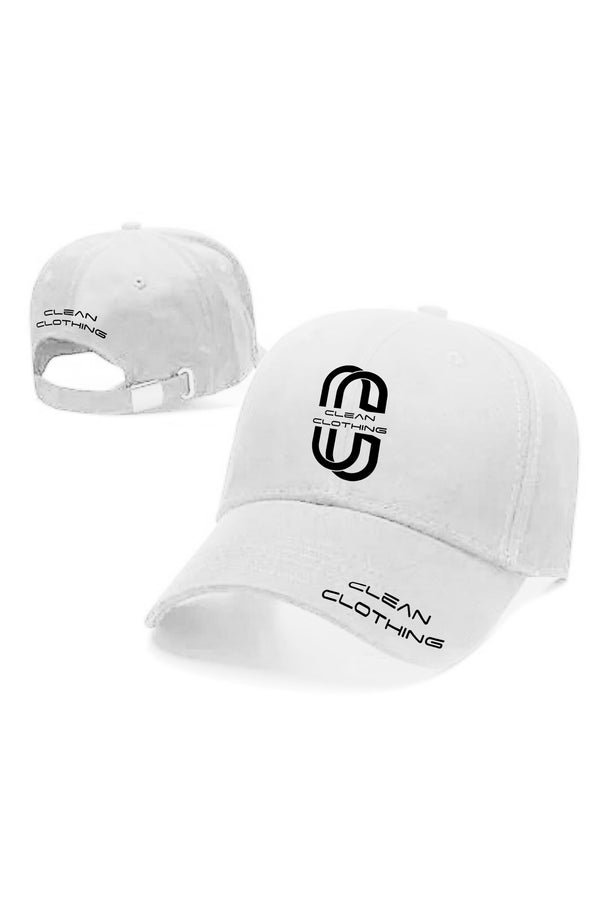 Gorras Clean Clothing White 𝚊𝚗𝚍 Black
