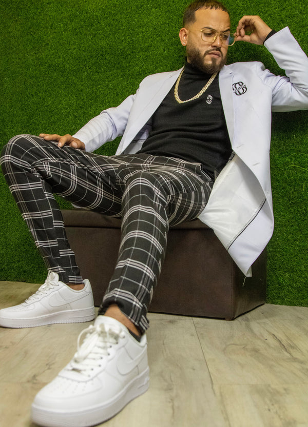 Italian Long Jacket White Clean Clothing