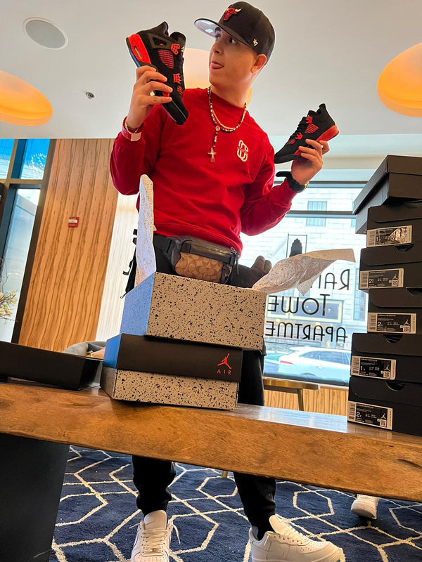 Long Sleeve Red and White Clean Clothing