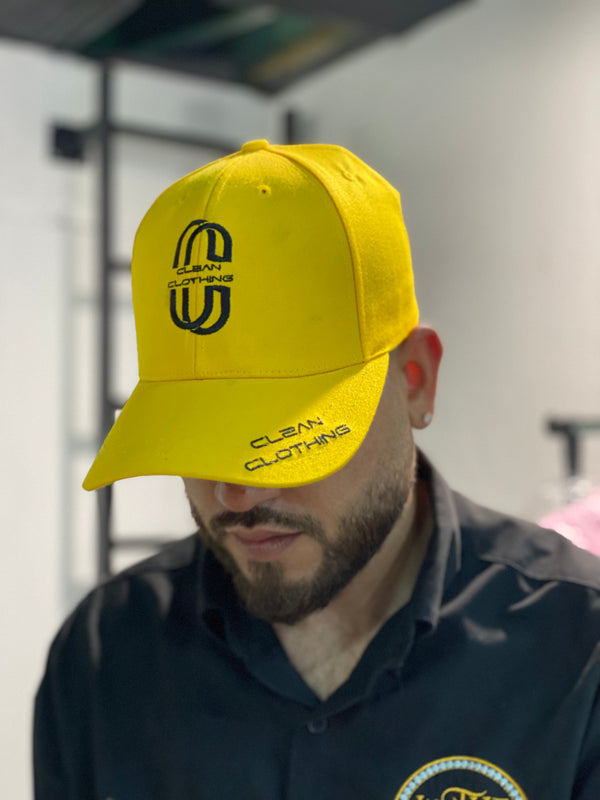 Gorras Clean Clothing Yellow Black