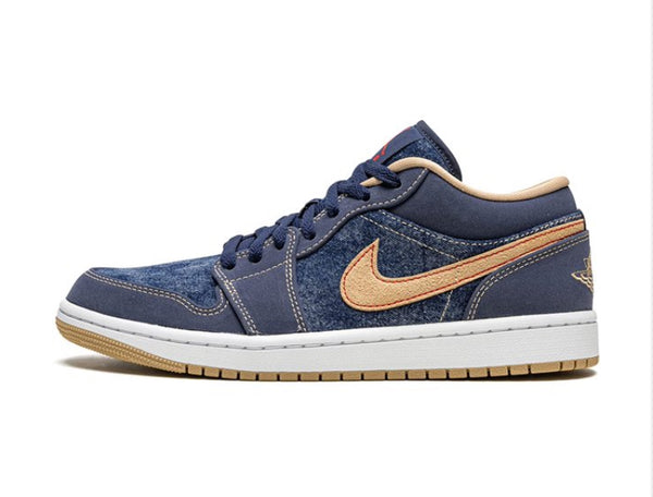 Retro 1 Low Midnight Navy / Hemp