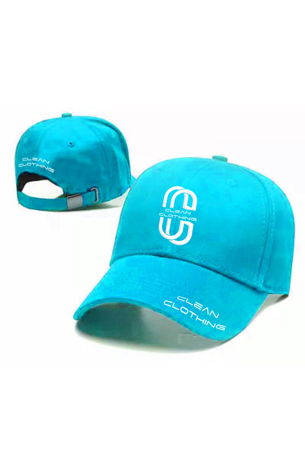 Gorras Clean Clothing Ligh blue and white