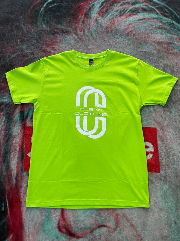Tshirt Neon and White Clean Clothing