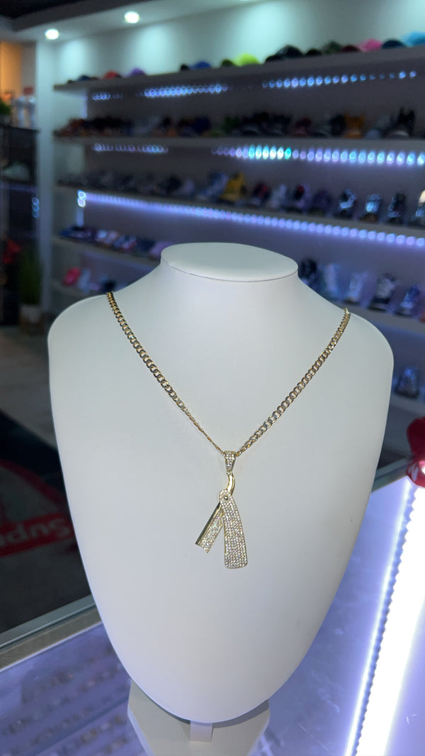 Cubana DIAMOND cut + Pendants Navaja BARBER