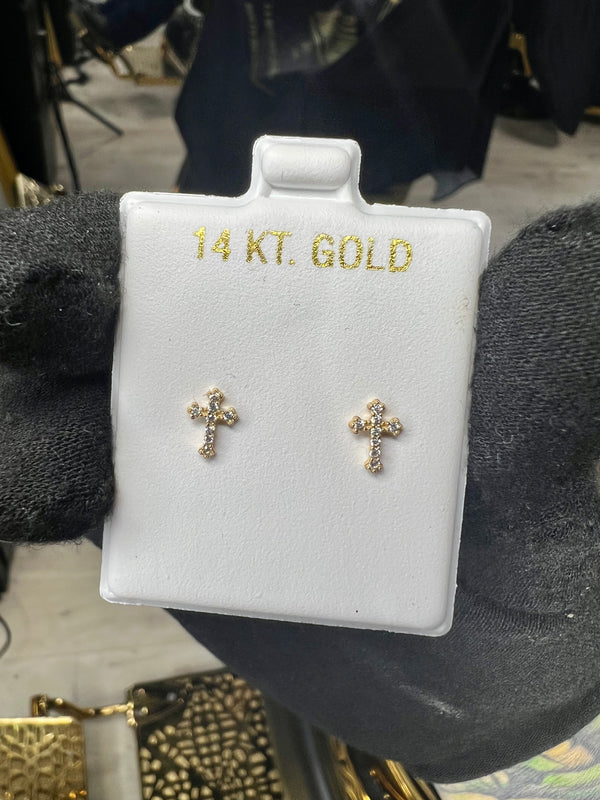 Pantalla de cruz 14kt