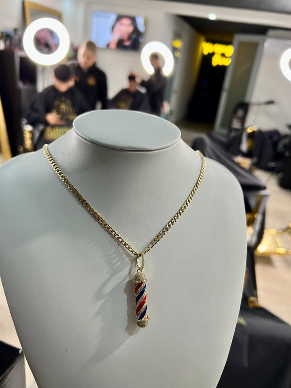 Polo de barbero 💈 + cubana Diamond cut